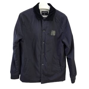 QUIKSILVER Dark Navy Kofuji Jacket – Men's Lightweight Quilted Coat (m)